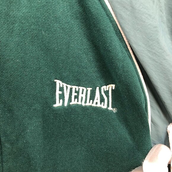 Zara x Everlast Kids Youth Size 11-12 Fleece Track Jacket Green Zip Sweatshirt - Picture 3 of 8
